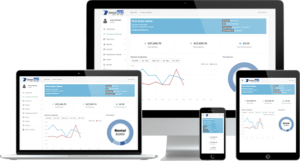 Instant HST Bookkeeping Software